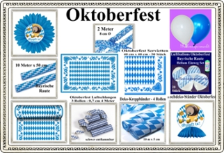 Oktoberfest Dekoration bestellen
