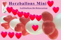 Mini-Herzluftballons