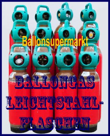 Ballongas Leichtstahlflaschen