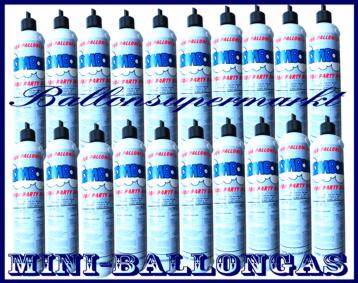 Ballongas Mini-Einwegflaschen
