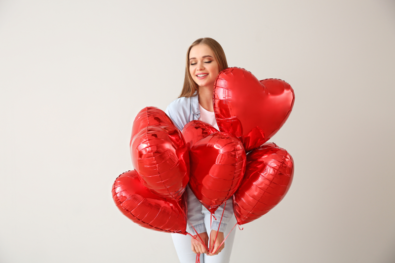Herzluftballons können so viel Freude schenken