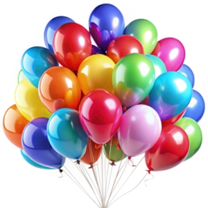 Luftballons, Naturkautschuk-Luftballons, Latexballons