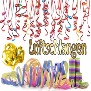Luftschlangen Auswahl im Shop