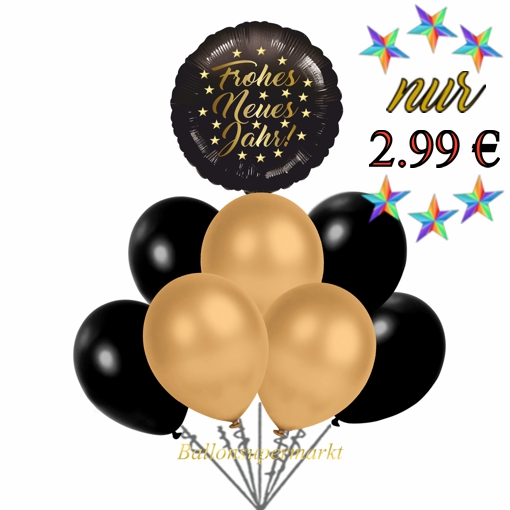 Luftballons Silvester Partyset 22