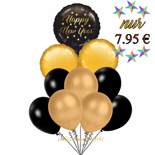 Luftballons Silvester Partyset 17